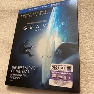 Gravity BLU-ray DVD Combo factory sealed slip cover​​​​
